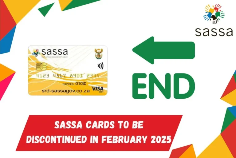 SASSA Cards to Be Discontinued in February 2025